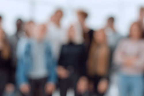 Group of diverse young people