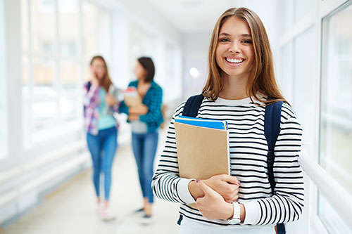 Female college student