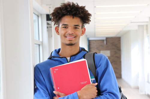 Male college student