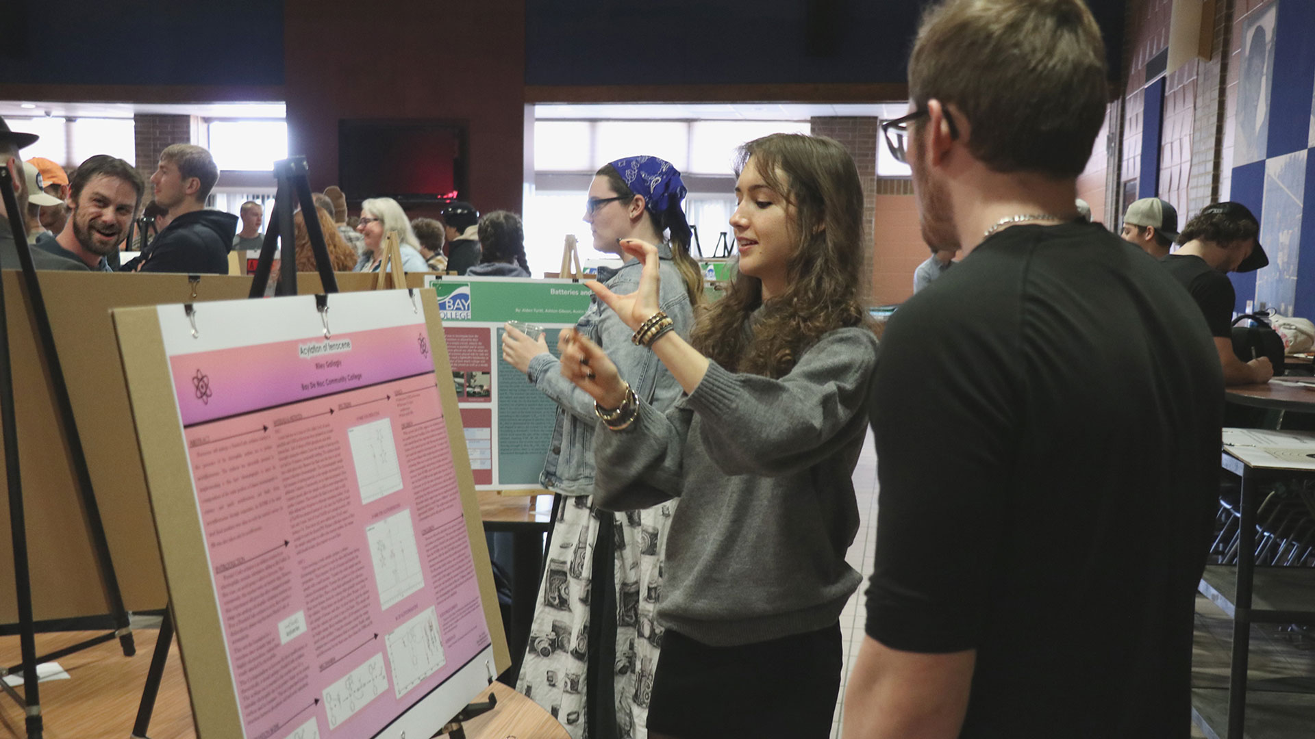 Students present coursework and share findings at the 2025 Student Poster Symposium. 